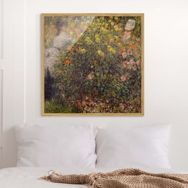 Bilder Impressionismus Claude Monet - Blumengarten