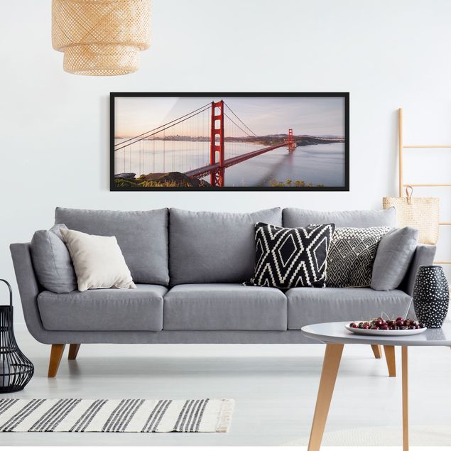 Wandbilder Blau Golden Gate Bridge in San Francisco