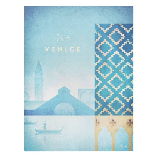 Leinwandbilder Städte Reiseposter - Venedig