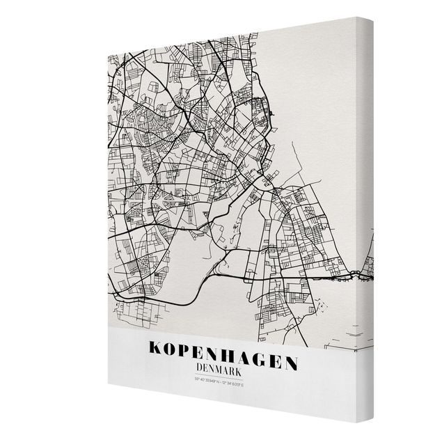 Bilder Stadtplan Kopenhagen - Klassik