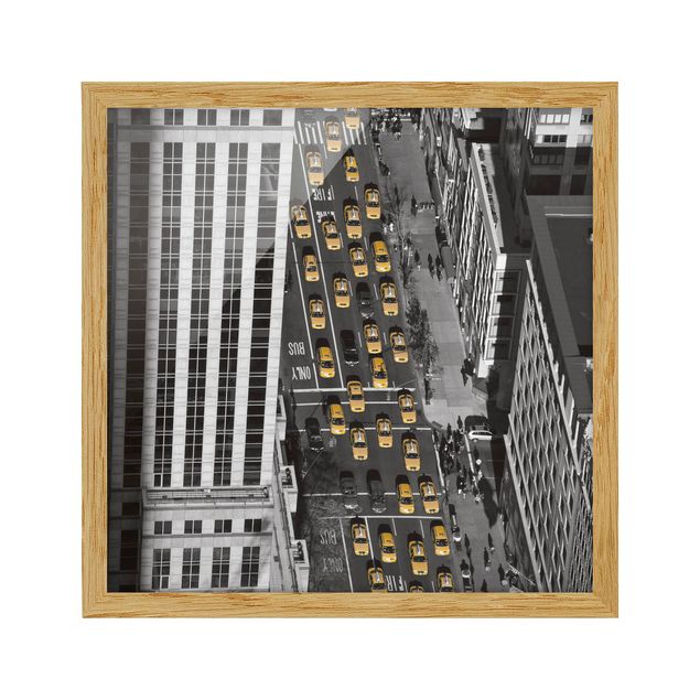Wandbilder Autos Taxiverkehr in Manhattan