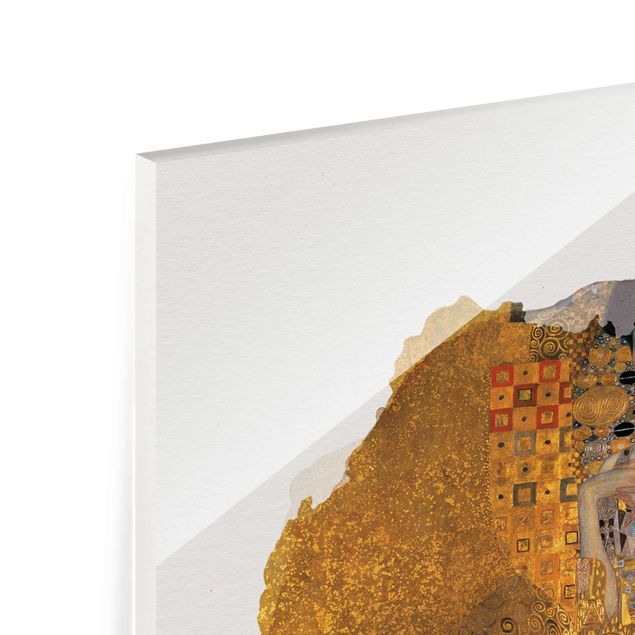 Wandbilder Modern Wasserfarben - Gustav Klimt - Adele Bloch-Bauer I