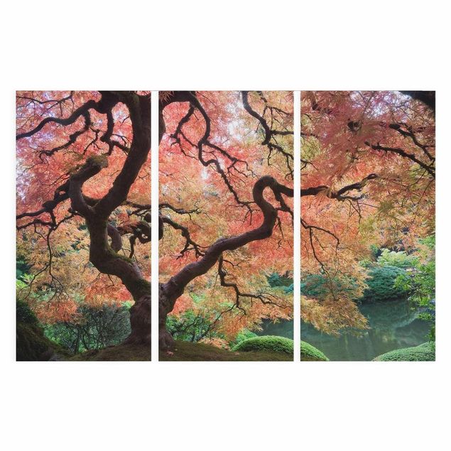 Leinwandbilder Wald Japanischer Garten