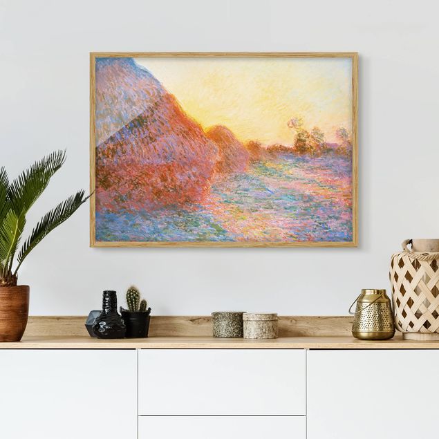Impressionismus Bilder kaufen Claude Monet - Strohschober