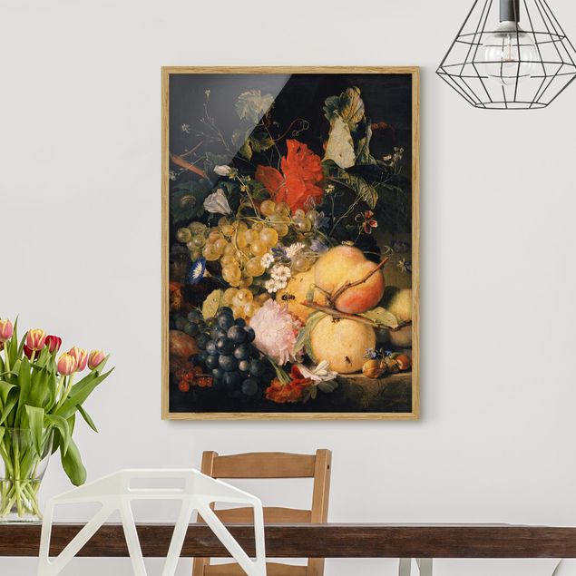 Kunststile Jan van Huysum - Früchte Blumen und Insekten