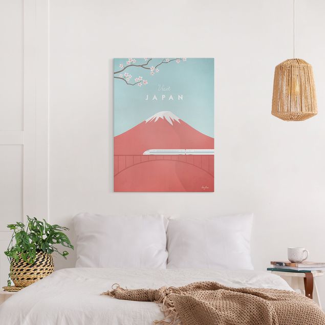 Wandbilder Berge Reiseposter - Japan