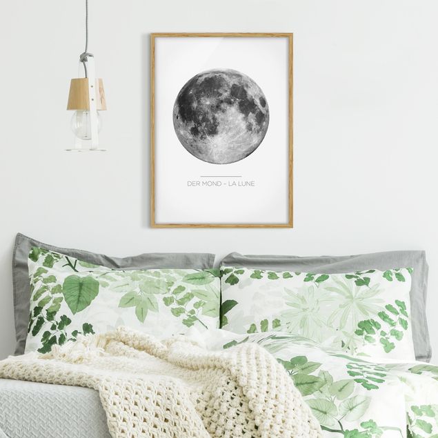 Wandbilder Sprüche Der Mond - La Lune