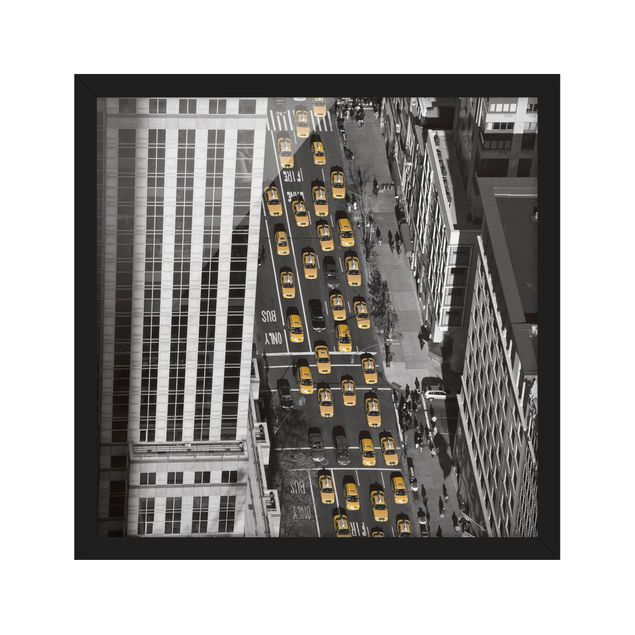 Wandbilder Autos Taxiverkehr in Manhattan