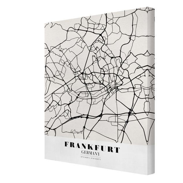 Bilder Stadtplan Frankfurt - Klassik