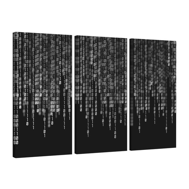 Wandbilder Muster Binärischer Code II