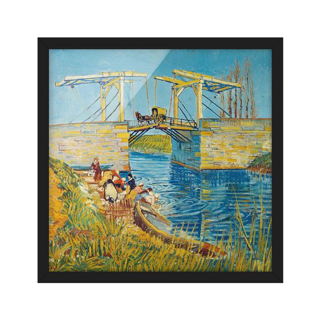 Kunststil Post Impressionismus Vincent van Gogh - Zugbrücke in Arles