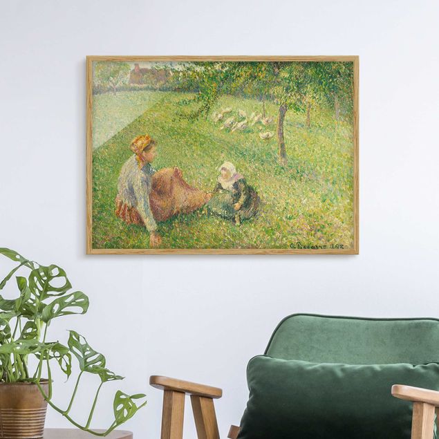 Romantik Bilder Camille Pissarro - Gänsehirtin