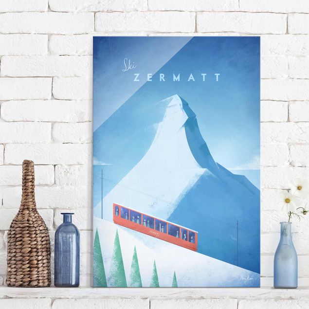 Küche Dekoration Reiseposter - Zermatt