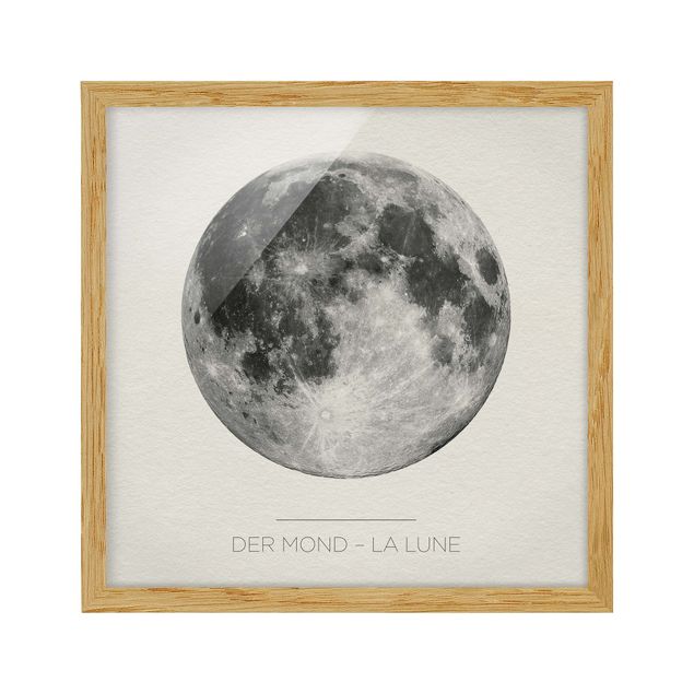 Wandbilder Modern Der Mond - La Lune