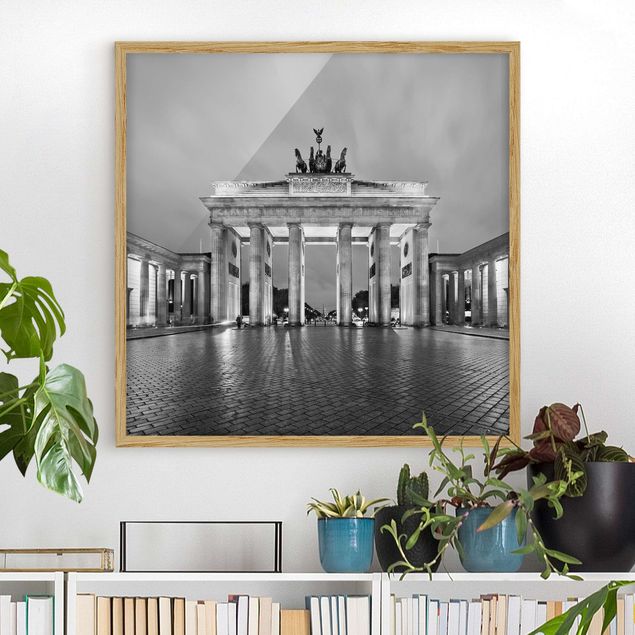 Wandbilder Berlin Erleuchtetes Brandenburger Tor II