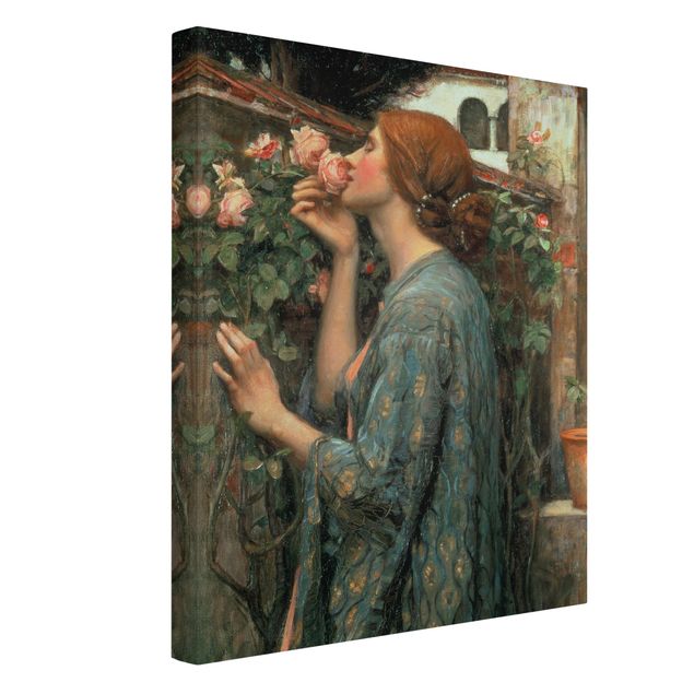 Leinwand Kunst John William Waterhouse - Die Seele der Rose