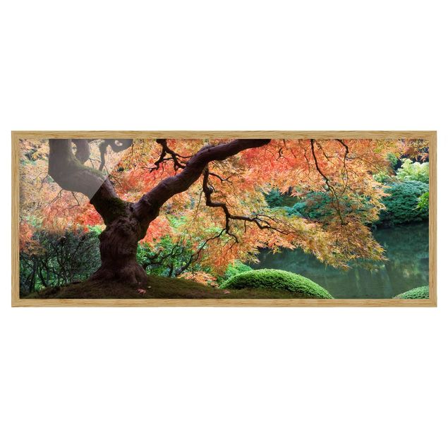 Landschaftsbilder mit Rahmen Japanischer Garten