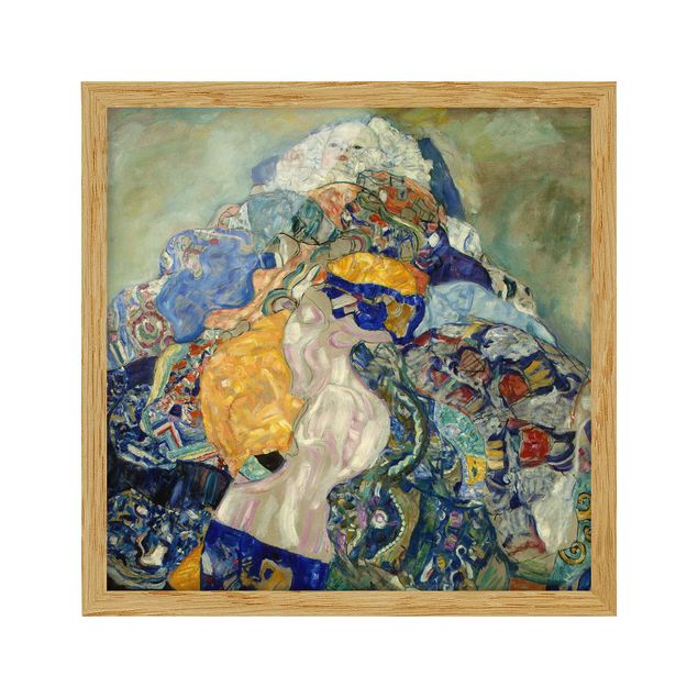 Wandbilder Kunstdrucke Gustav Klimt - Baby (Wiege)