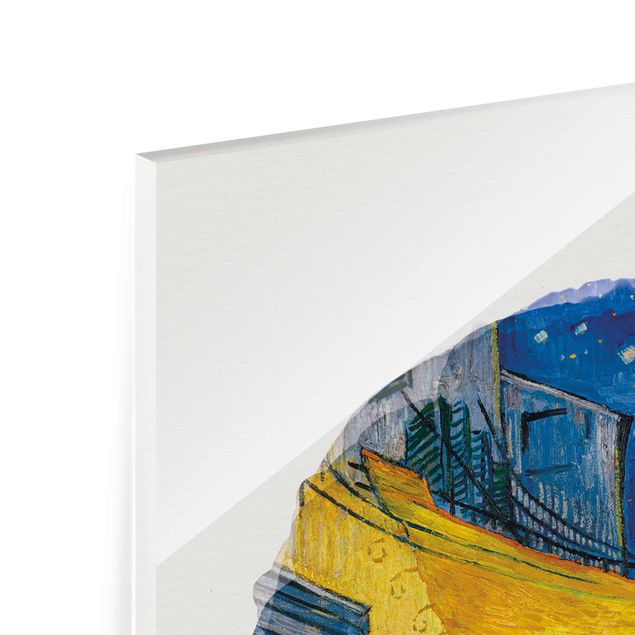 Wandbilder Kunstdrucke Wasserfarben - Vincent van Gogh - Café-Terrasse in Arles