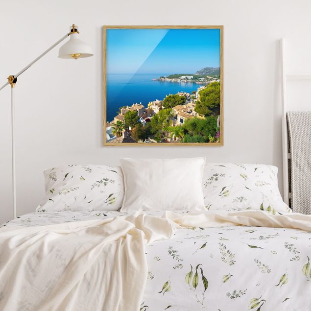 Wandbilder Landschaften Cala Fornells in Mallorca