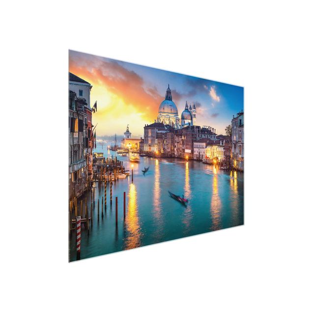 Wandbilder Landschaften Sunset in Venice