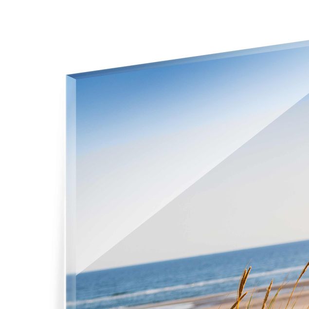 Glasbilder Landschaften Stranddüne am Meer