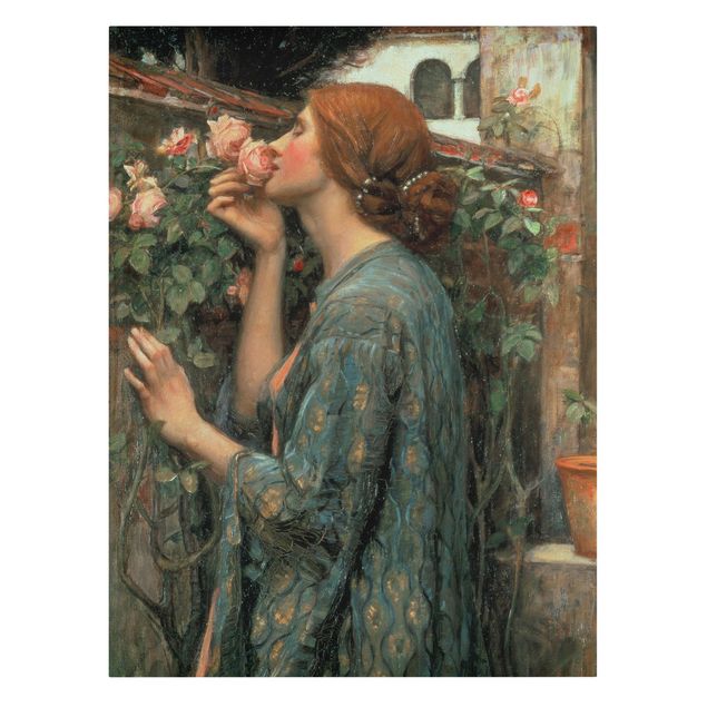 Wandbilder Kunstdrucke John William Waterhouse - Die Seele der Rose