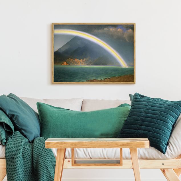 Kunststile Albert Bierstadt - Regenbogen über Jenny Lake