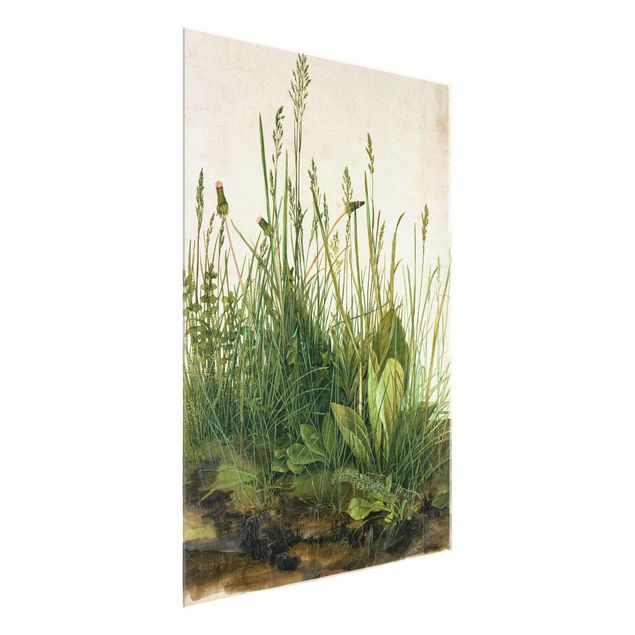 Glasbilder Blumen Albrecht Dürer - Das große Rasenstück