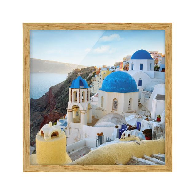Wandbilder Modern Santorini