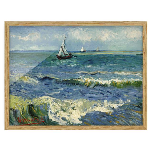 Pointillismus Bilder Vincent van Gogh - Seelandschaft