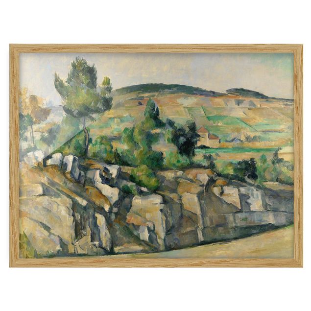 Kunststile Paul Cézanne - Hügelige Landschaft