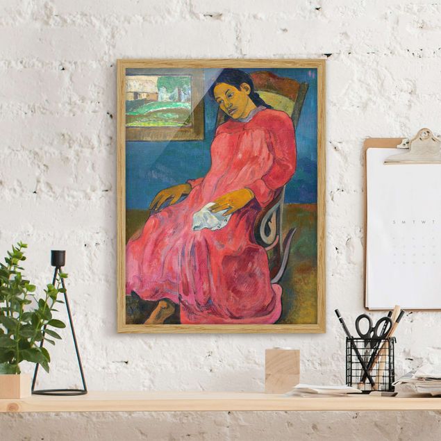 Impressionismus Bilder kaufen Paul Gauguin - Melancholikerin