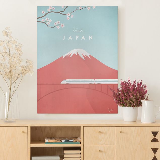 Küche Dekoration Reiseposter - Japan