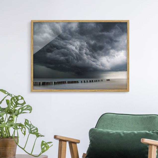 Wanddeko Küche Sturmwolken über der Ostsee