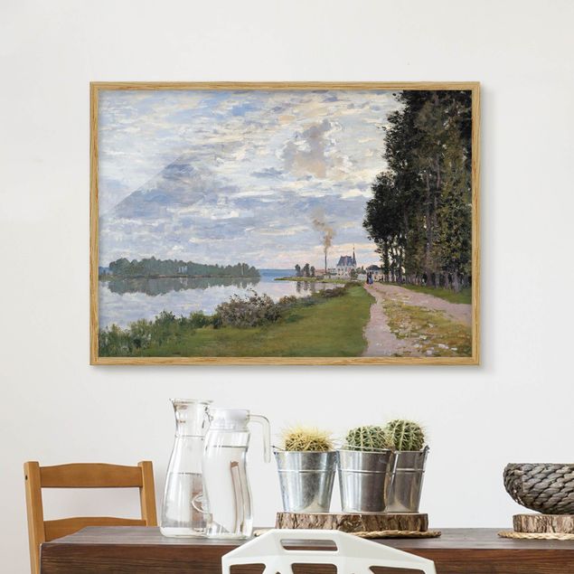 Wanddeko Küche Claude Monet - Ufer Argenteuil
