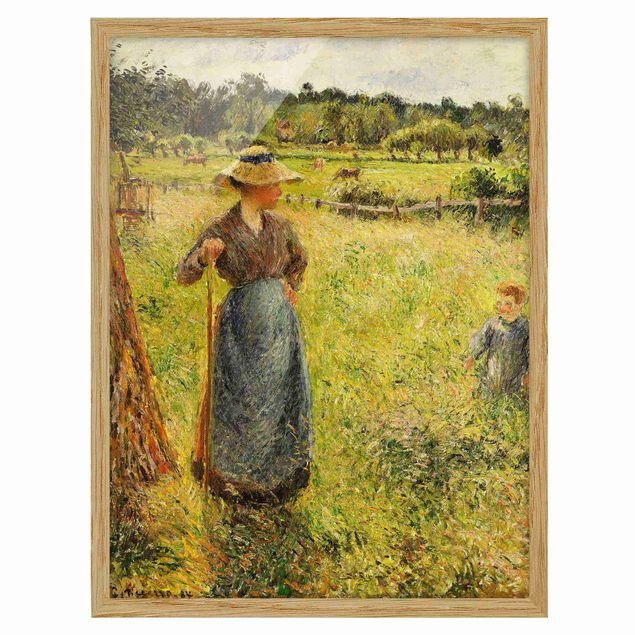 Kunststil Romantik Camille Pissarro - Die Heumacherin