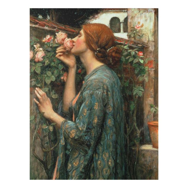 Wandbilder Kunstdrucke John William Waterhouse - Die Seele der Rose