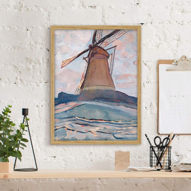 Babyzimmer Deko Piet Mondrian - Windmühle