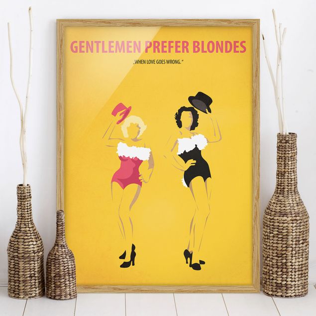 Wanddeko Küche Filmposter Gentlemen Prefer Blondes