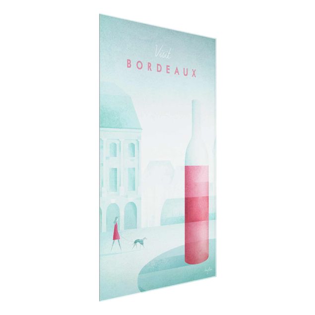 Wandbilder Kunstdrucke Reiseposter - Bordeaux
