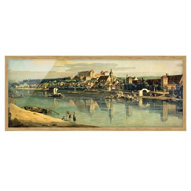 Kunststil Post Impressionismus Bernardo Bellotto - Blick auf Pirna