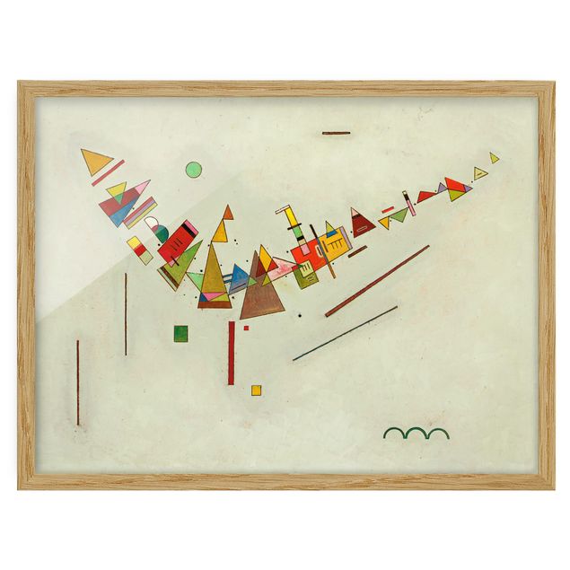 Gerahmte Bilder Abstrakt Wassily Kandinsky - Winkelschwung