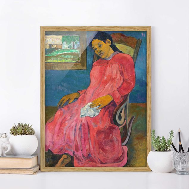 Küchen Deko Paul Gauguin - Melancholikerin