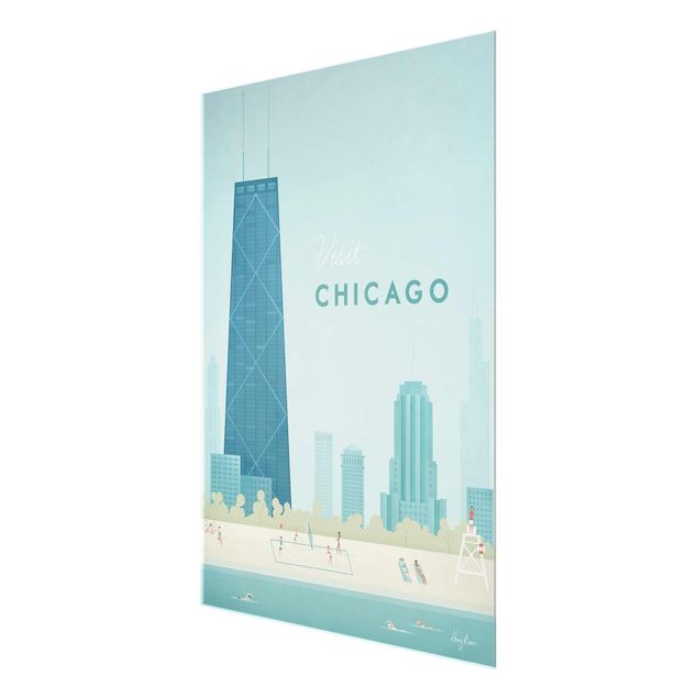 Henry Rivers Kunstdrucke Reiseposter - Chicago