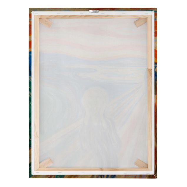 Leinwandbild abstrkt Edvard Munch - Der Schrei