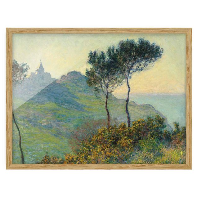 Wandbilder Landschaften Claude Monet - Varengeville Abendsonne