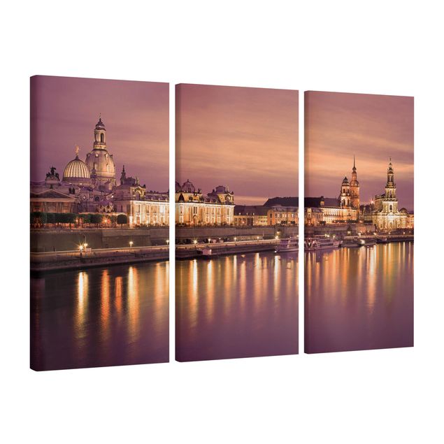 Wandbilder Architektur & Skyline Canalettoblick Dresden