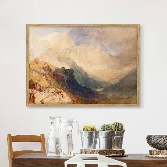 Wanddeko Küche William Turner - Aostatal