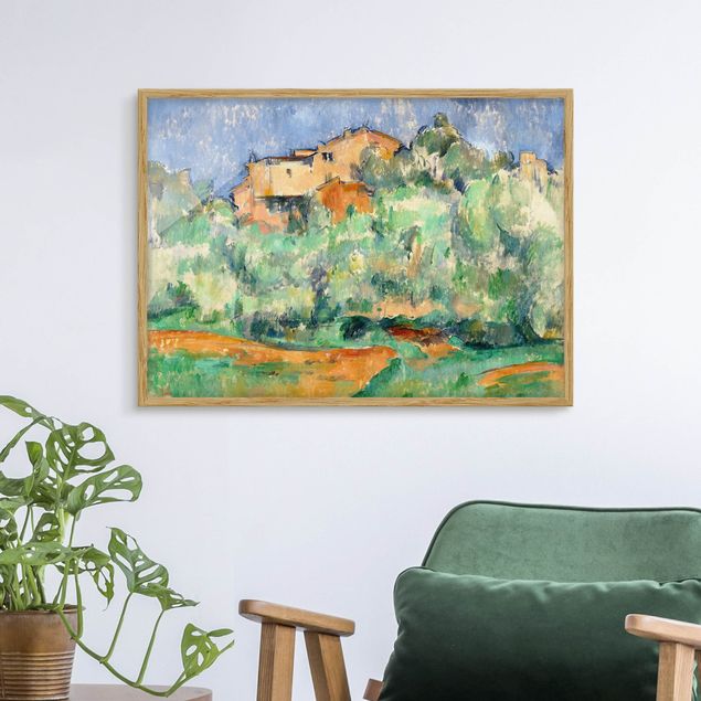 Bilder Impressionismus Paul Cézanne - Haus auf Anhöhe